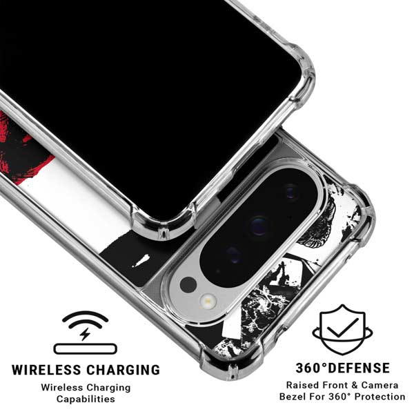 DC Comics The Joker Dark Knight Poster Art Google Pixel 10 Pro Clear Case
