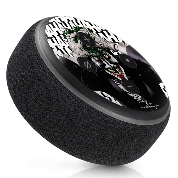 DC Comics The Joker Killing Joke Variant Cover Art by Brian Bolland Amazon Echo Dot Skin