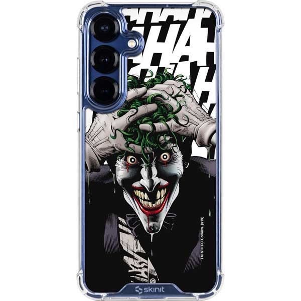 DC Comics The Joker Killing Joke Variant Cover Art by Brian Bolland Galaxy S25 Plus Clear Case