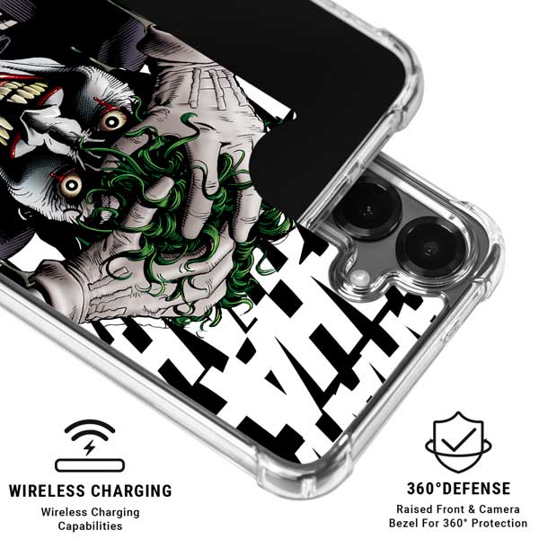DC Comics The Joker Killing Joke Variant Cover Art by Brian Bolland Galaxy S26 Plus Clear Case