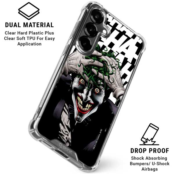 DC Comics The Joker Killing Joke Variant Cover Art by Brian Bolland Galaxy S26 Plus Clear Case