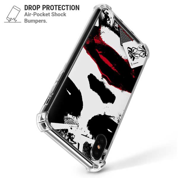 DC Comics The Joker Dark Knight Poster Art iPhone X/XS Clear Case