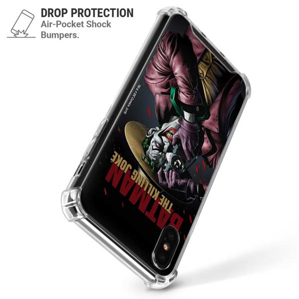 DC Comics The Joker Killing Joke Cover Art by Brian Bolland iPhone X/XS Clear Case