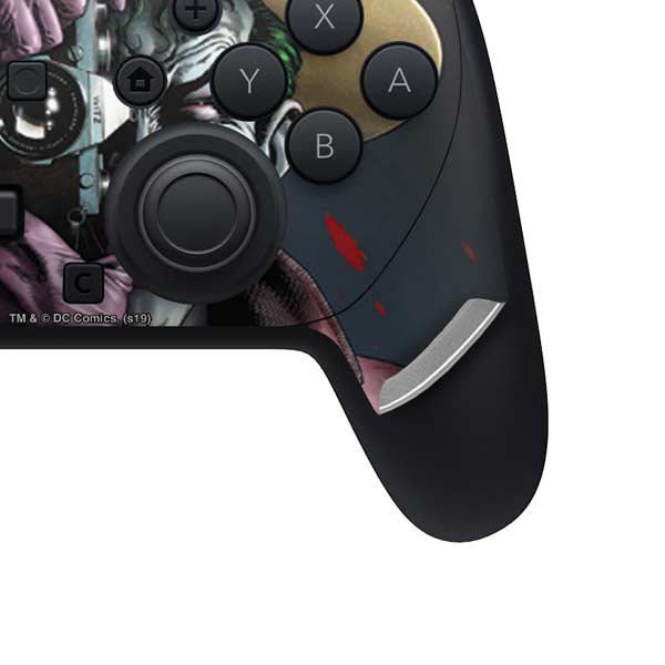 DC Comics The Joker Killing Joke Cover Art by Brian Bolland Nintendo Switch 2 (2025) Pro Controller Skin