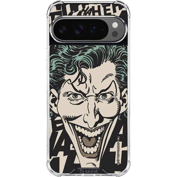 DC Comics The Joker Vintage Laughing Google Pixel 10 Pro XL Clear Case