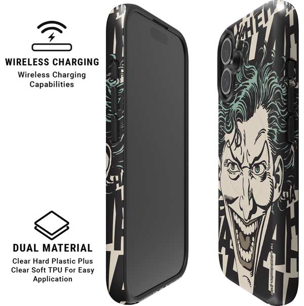 DC Comics The Joker Vintage Laughing iPhone 16 Magsafe Impact Case