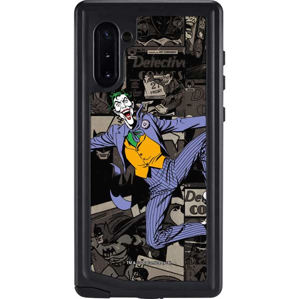 DC Comics The Joker Vintage Action pose pattern Galaxy Cases