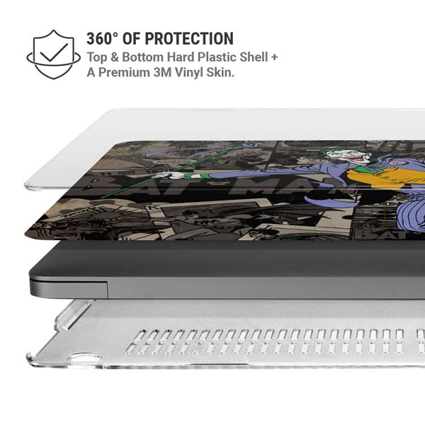 DC Comics The Joker Vintage Action pose pattern MacBook Pro 14in (2021-24) Case plus Skin