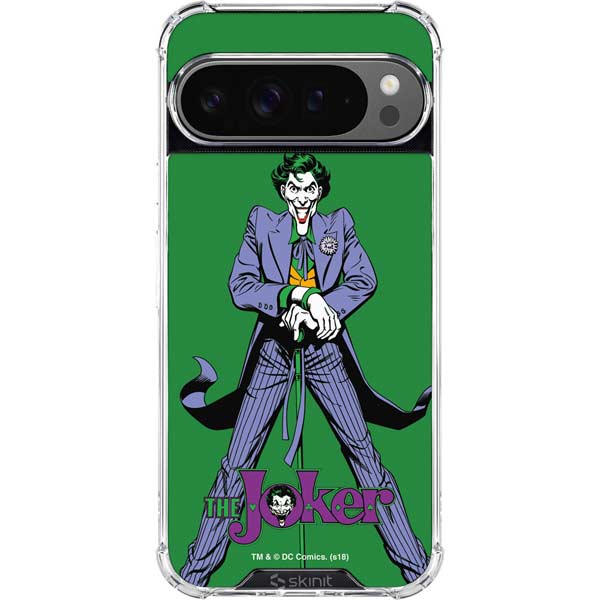 DC Comics The Joker Classic Art Pose Google Pixel 10 Pro Clear Case