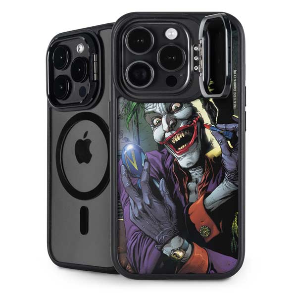 DC Comics The Joker Put on a Smile iPhone 14 Pro Kickstand Case