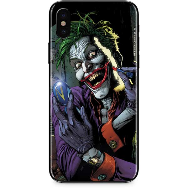 DC Comics The Joker Put on a Smile iPhone XS Skin