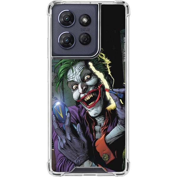 DC Comics The Joker Put on a Smile Moto G 5G (2025) Clear Case