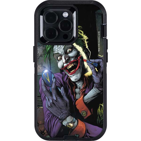DC Comics The Joker Put on a Smile Otterbox Defender iPhone Skin