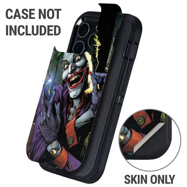 DC Comics The Joker Put on a Smile Otterbox Defender iPhone Skin