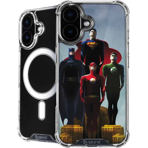 Justice League Standing Pose Team iPhone 16 MagSafe Case
