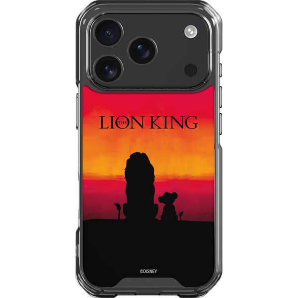 Disney The Lion King Movie Poster Art iPhone 17 Pro Clear Case