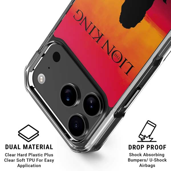 Disney The Lion King Movie Poster Art iPhone 17 Pro Clear Case