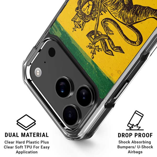 The Lion of Judah Rasta Flag iPhone 17 Pro MagSafe Case