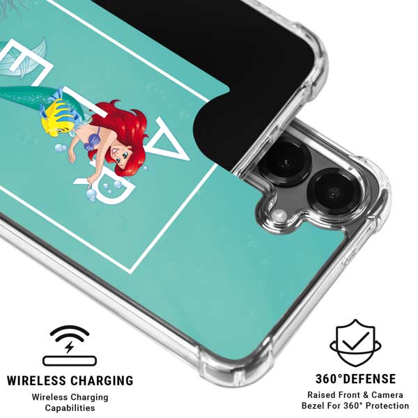 Disney Princess The Little Mermaid Galaxy S26 Clear Case