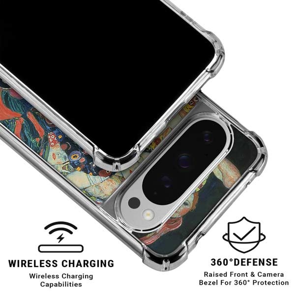The Maiden by Klimt Google Pixel 10 Pro Clear Case