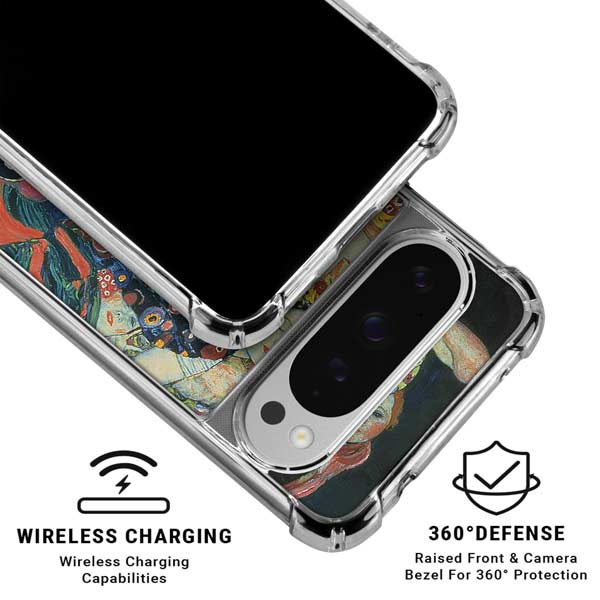 The Maiden by Klimt Google Pixel 10 Pro XL Clear Case