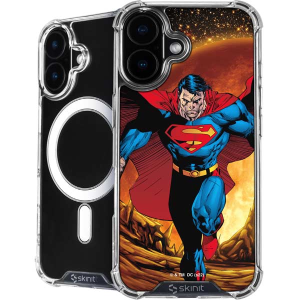 DC Comics Superman Action Pose Art By Jim Lee iPhone 17 MagSafe Case