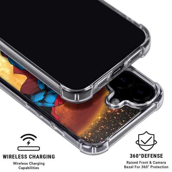 DC Comics Superman Action Pose Art By Jim Lee iPhone 17 MagSafe Case
