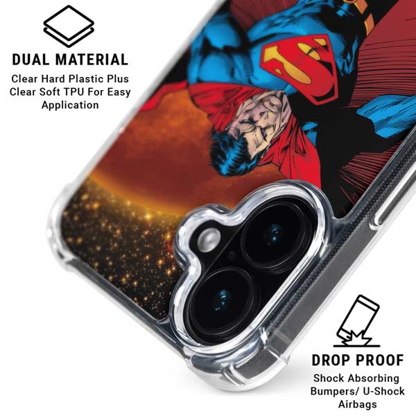 DC Comics Superman Action Pose Art By Jim Lee iPhone 17 MagSafe Case