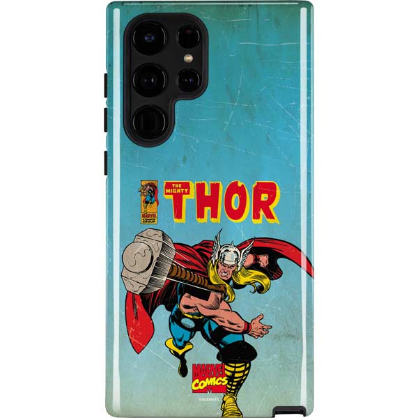 Marvel Classic Comics The Mighty Thor Galaxy S22 Ultra Pro Case