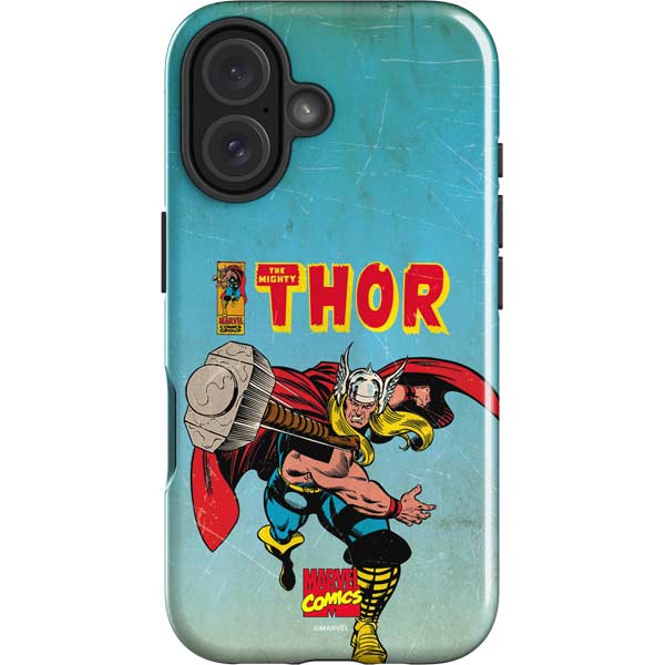 Marvel Classic Comics The Mighty Thor iPhone 16 Impact Case