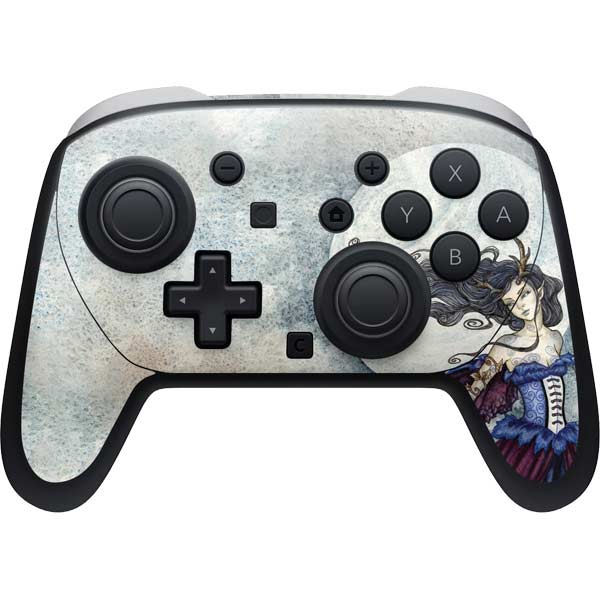 The Moon is Calling Fairy and Dragon by Amy Brown Nintendo Switch 2 (2025) Pro Controller Skin