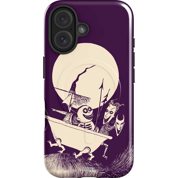 Disney The Nightmare Before Christmas Lock Shock and Barrel Art iPhone 16 Magsafe Impact Case