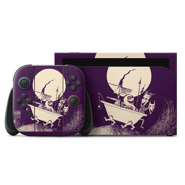 Disney The Nightmare Before Christmas Lock Shock and Barrel Art Nintendo Switch 2 (2025) with Joy-Con Skin