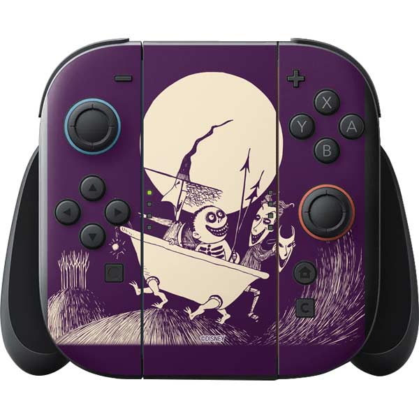Disney The Nightmare Before Christmas Lock Shock and Barrel Art Nintendo Switch 2 (2025) with Joy-Con Skin