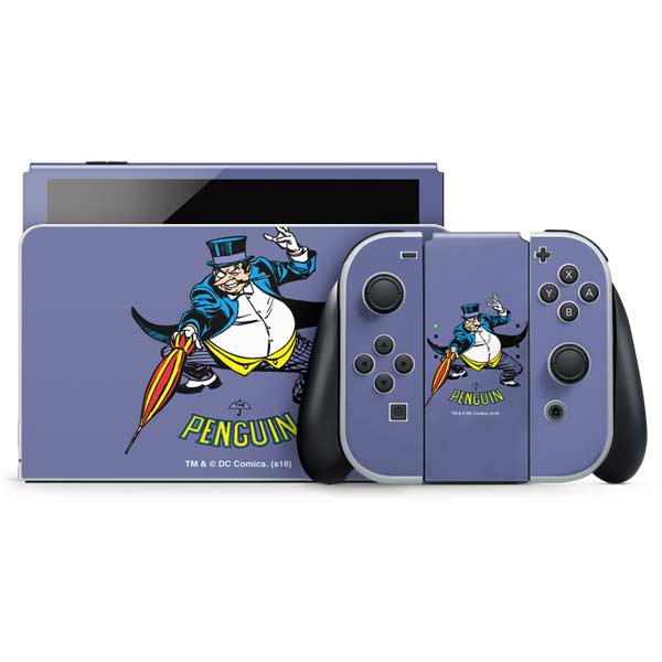DC Comics The Penguin Portrait Nintendo Skins