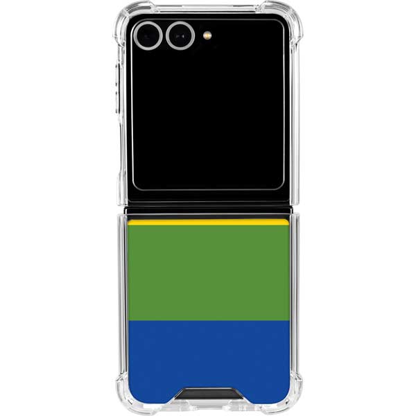 The Rainbow Flag Galaxy Z Flip7 Clear Case