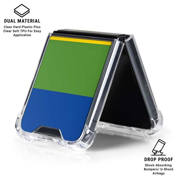 The Rainbow Flag Galaxy Z Flip7 Clear Case