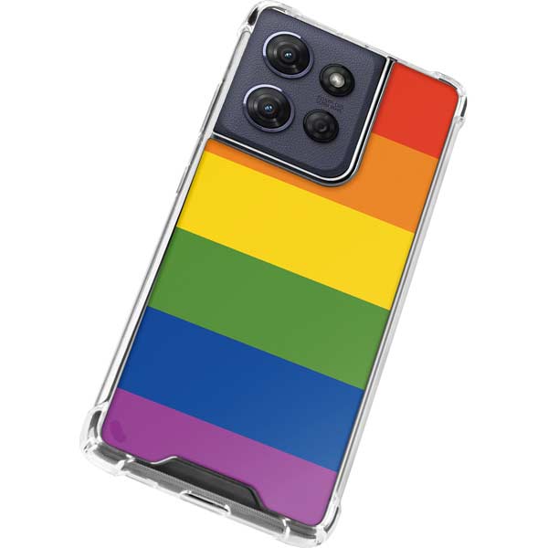 The Rainbow Flag Moto G 5G (2025) Clear Case