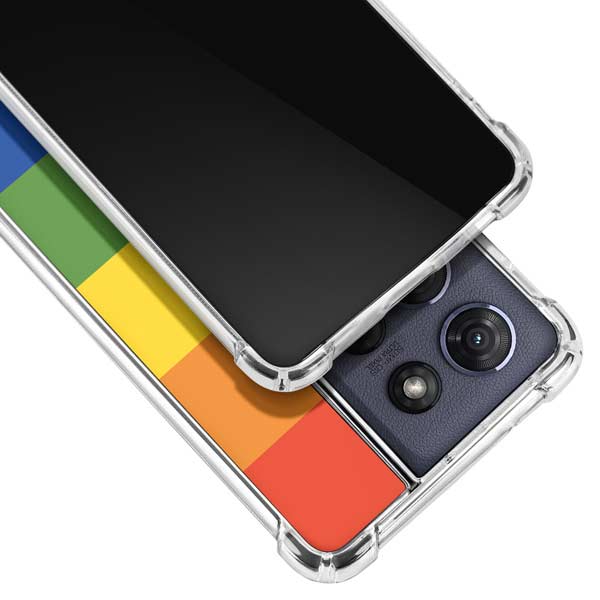 The Rainbow Flag Moto G 5G (2025) Clear Case