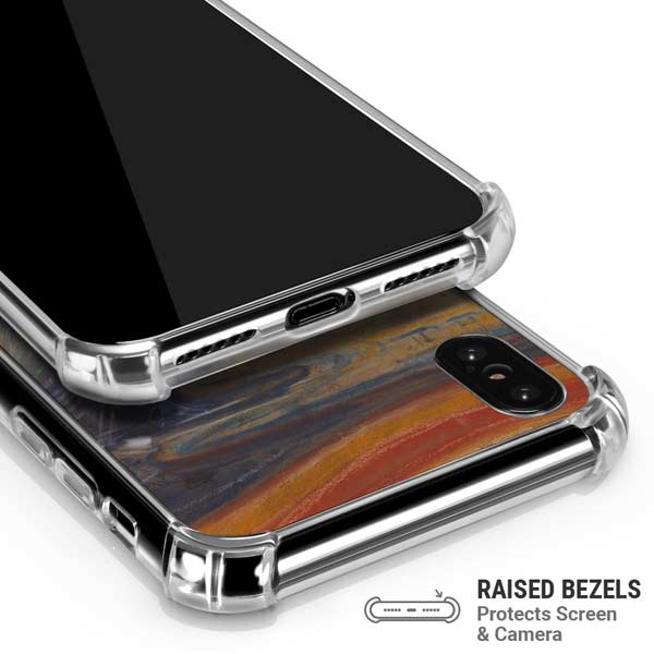 Edvard Munch The Scream iPhone X/XS Clear Case