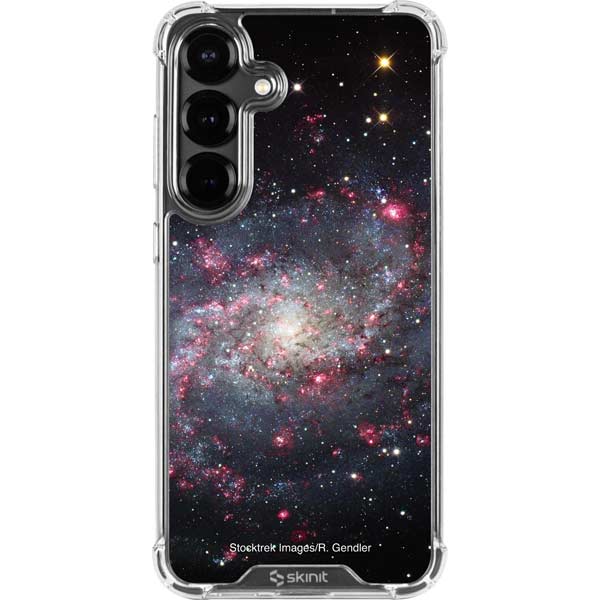 The Triangulum Galaxy Galaxy S26 Clear Case