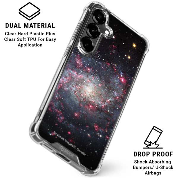 The Triangulum Galaxy Galaxy S26 Clear Case