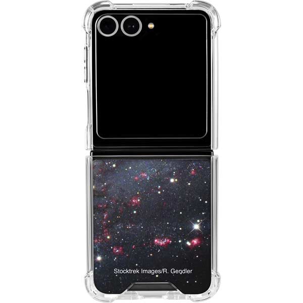 The Triangulum Galaxy Galaxy Z Flip7 Clear Case