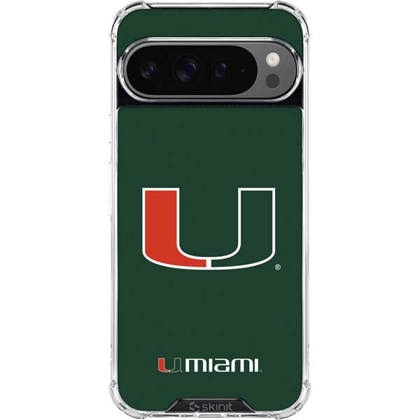 University of Miami The U Google Pixel 10 Pro Clear Case