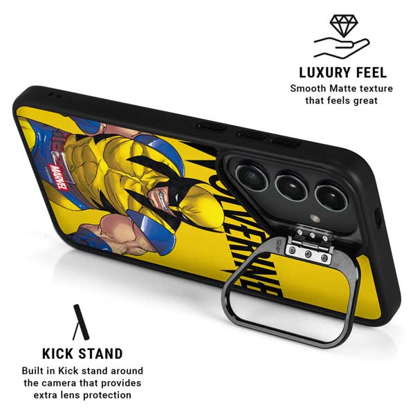 Marvel X-Men The Wolverine Galaxy S24 Plus Kickstand Case