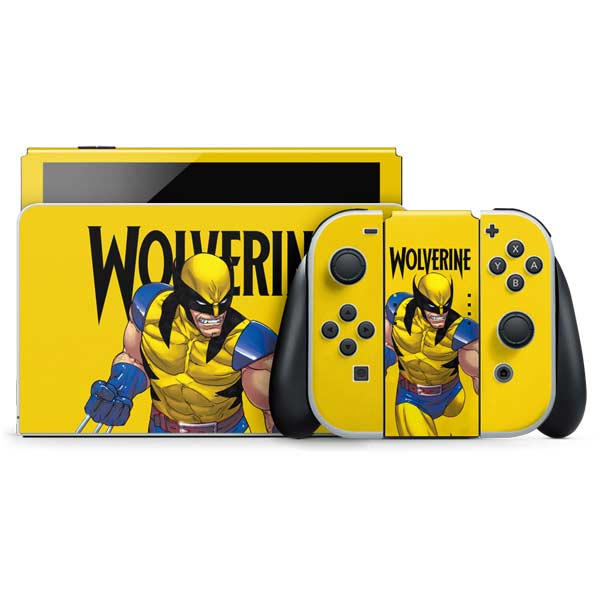 Marvel X-Men The Wolverine Nintendo Switch OLED (2021) Skin