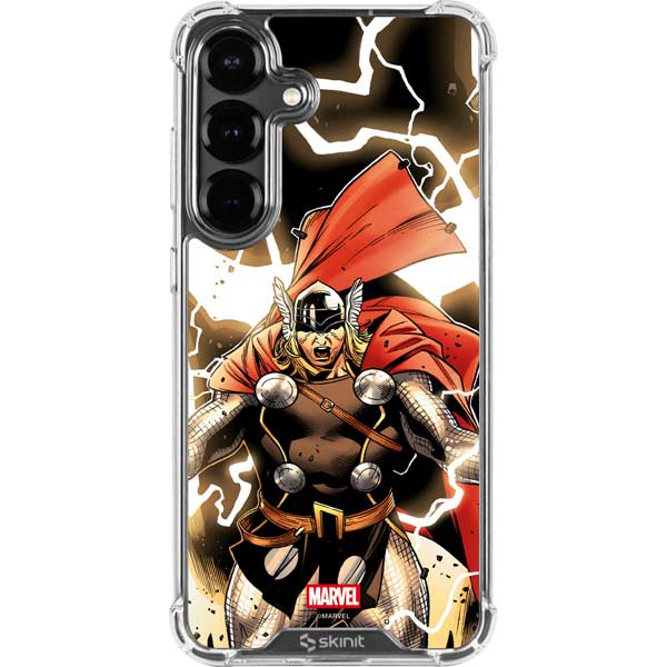 Marvel Thor Thor's Lightning Galaxy S26 Plus Clear Case