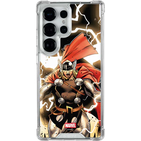 Marvel Thor Thor's Lightning Galaxy S26 Ultra Clear Case – Skinit