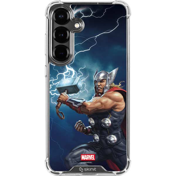 Marvel Thor Thor and Mjolnir Galaxy S26 Plus Clear Case