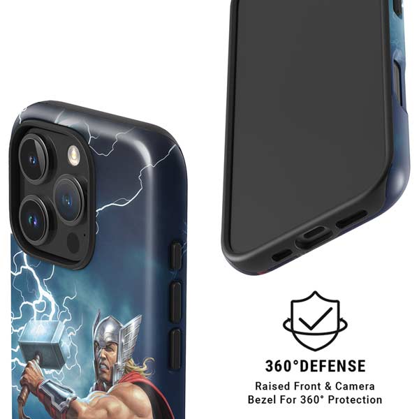 Marvel Thor Thor and Mjolnir iPhone 16 Pro Magsafe Impact Case